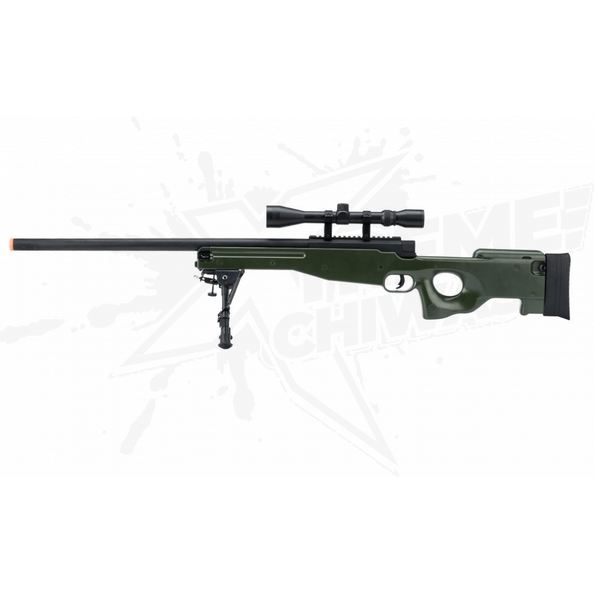 Rifle Airsorft Sniper M96 Bbs 6mm Cerrojo Resorte Mira Bipoide - Image 2