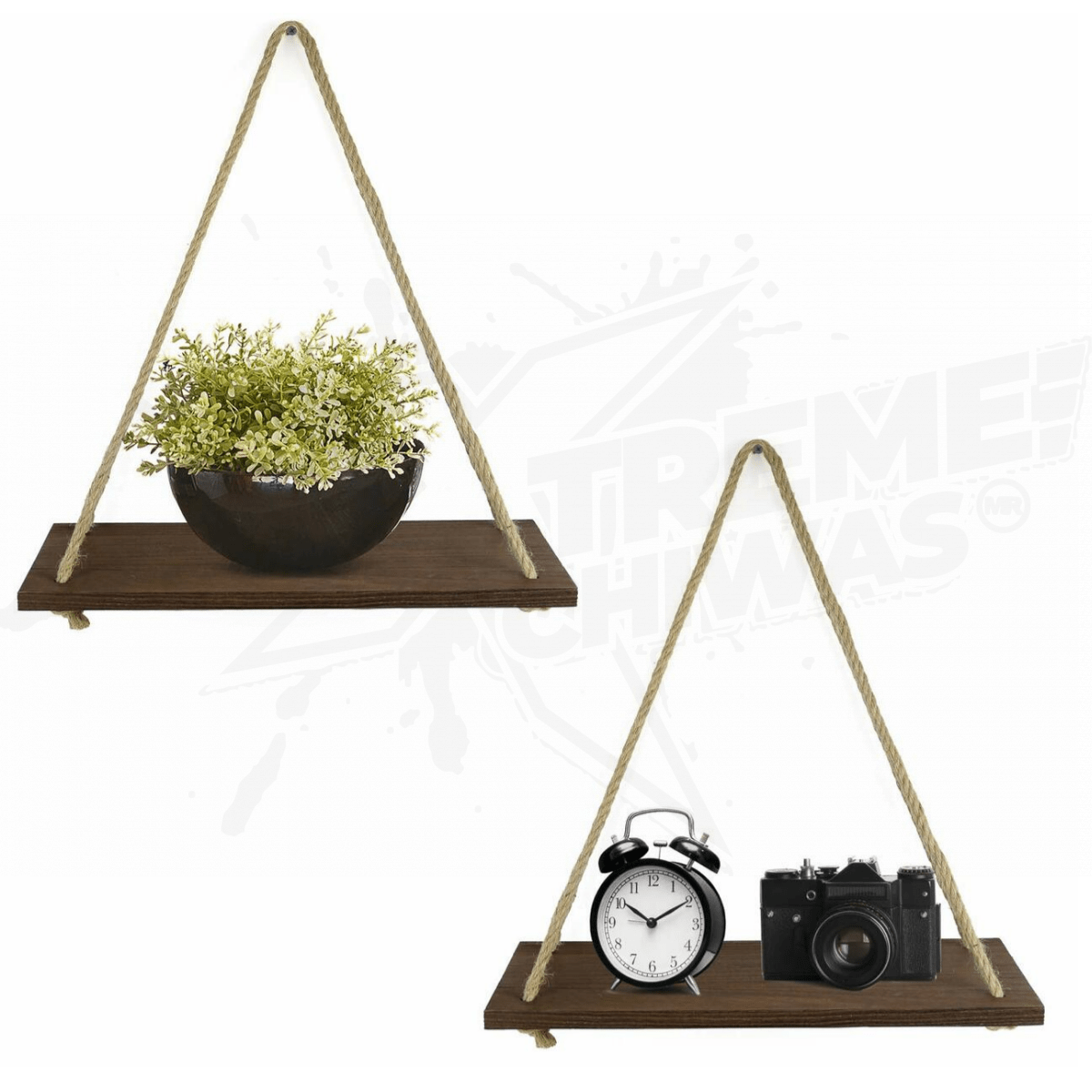 Repisas para Colgar con Cuerda 2 en 1 Rústicas Greenco - Image 3