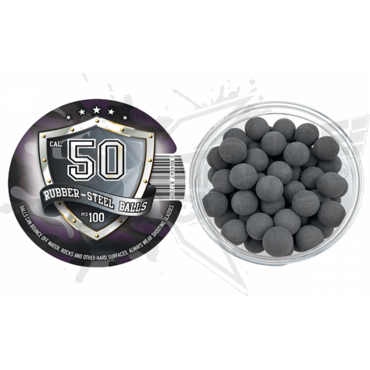 Pelotas de caucho 100 piezas paintball .50 - Image 2