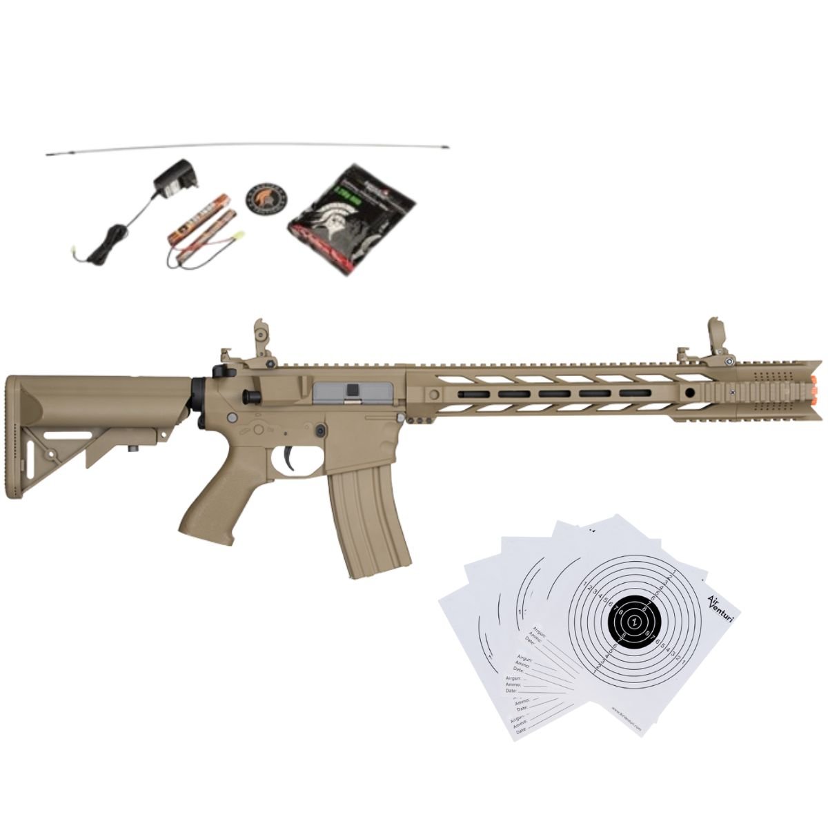 Rifle Airsoft Lancer Tactical Gen 2 SPR Interceptor Eléctrico BBS 6 mm - Image 7
