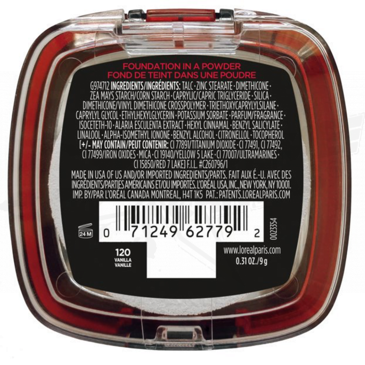 Polvo Loreal Paris Infalible 24H Mate Vanilla 120 - Image 3