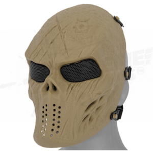 Mascara Careta Airsoft Gotcha Villain Skull Arena Protección de Rostro Completo