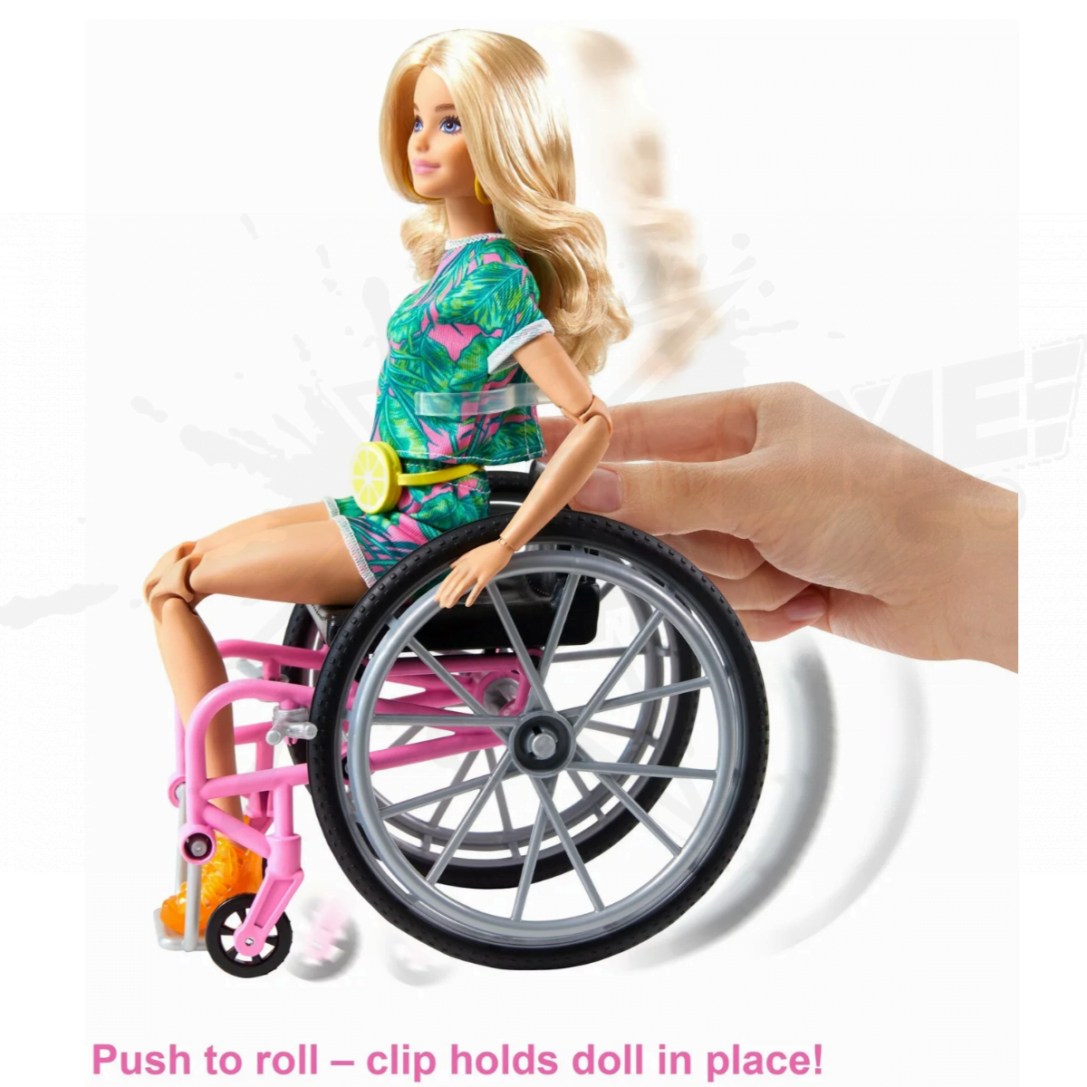 Barbie Fashionista Silla de Ruedas Rubia Con Rampa - Image 3