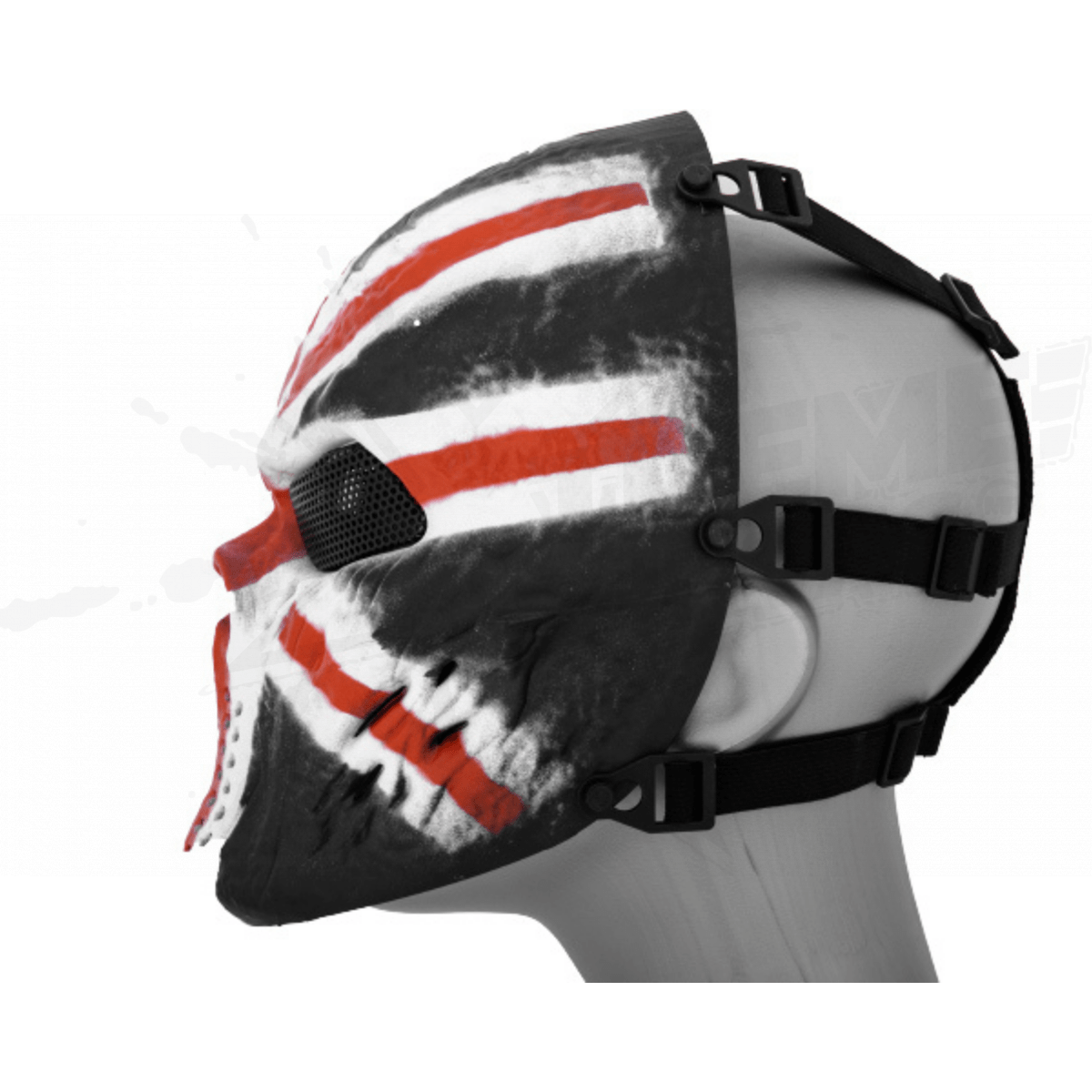 Mascara De Proteccion Paintball Media Cara De Villano - Image 3