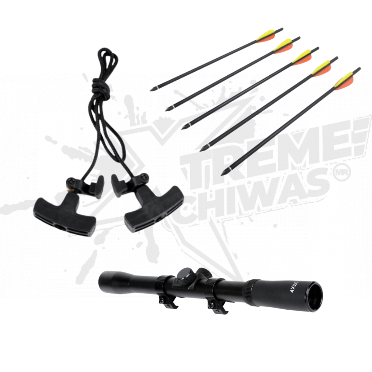 Ballesta De 150 Lbs 7 Flechas Mira Telescopica Negro - Image 2