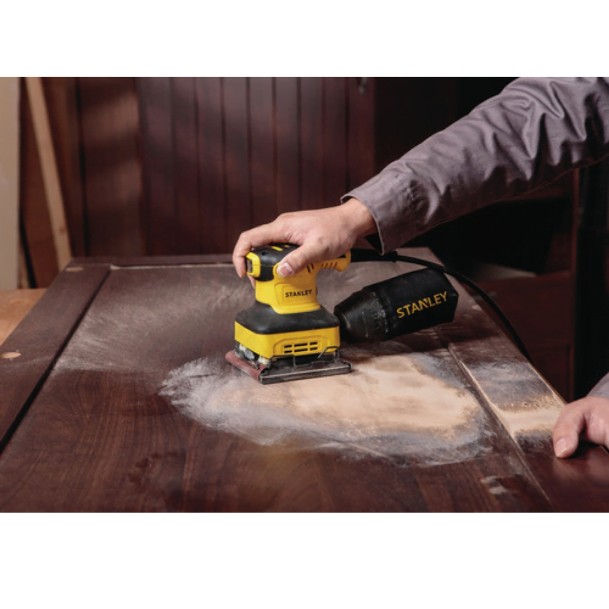 Lijadora Orbital Stanley 1/4 De Hoja 240w - Image 3