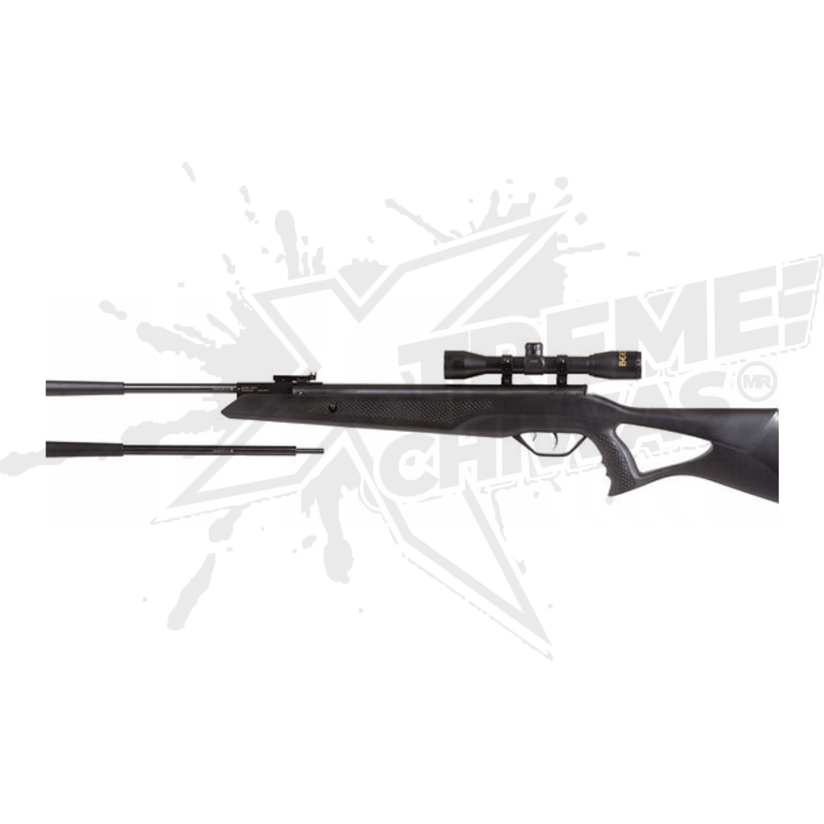 Rifle Beeman Longhorn II X2 Resorte Doble Mira 4x32 .22 (5.5mm) .177 (4.5mm) - Image 4
