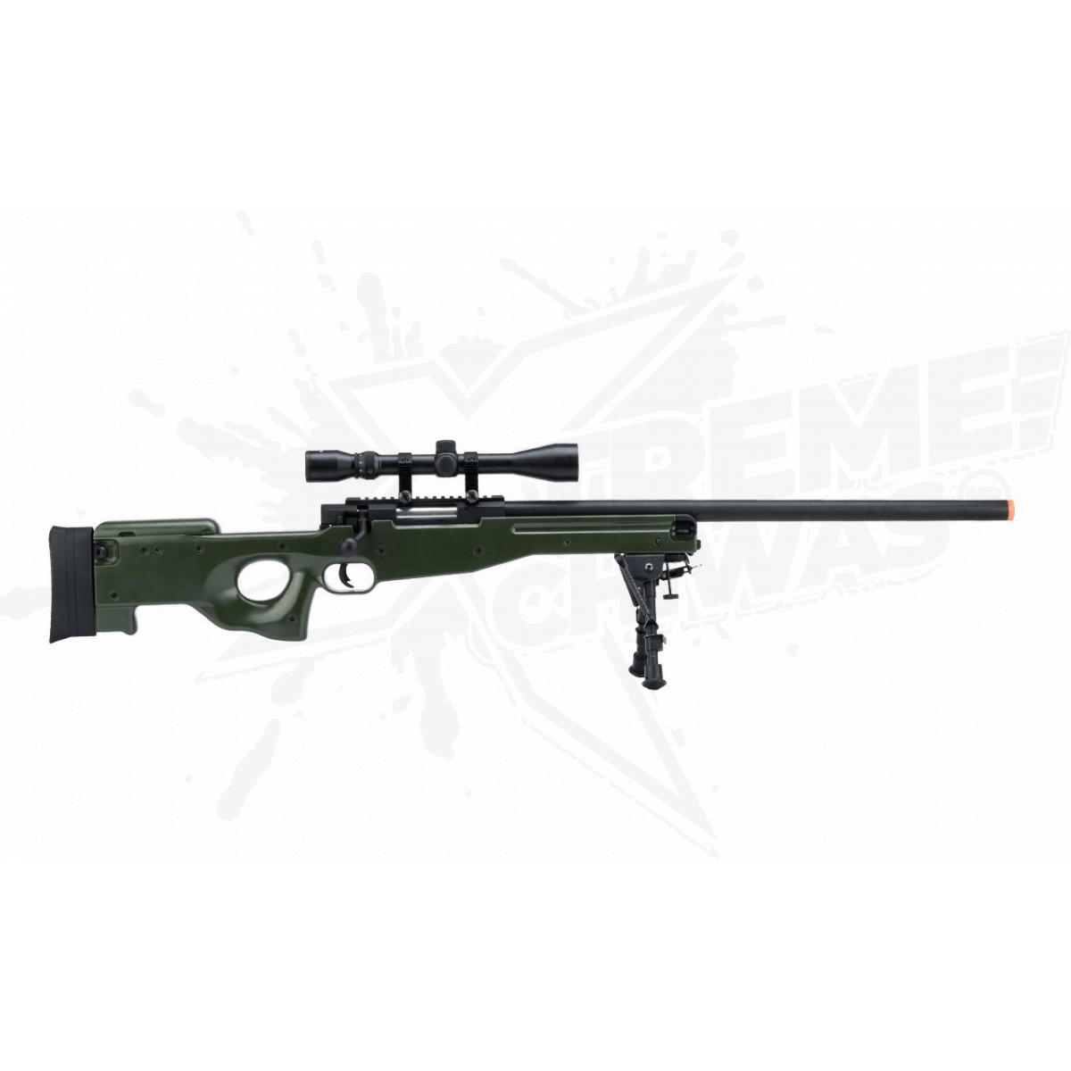 Rifle Airsorft Sniper M96 Bbs 6mm Cerrojo Resorte Mira Bipoide - Image 3
