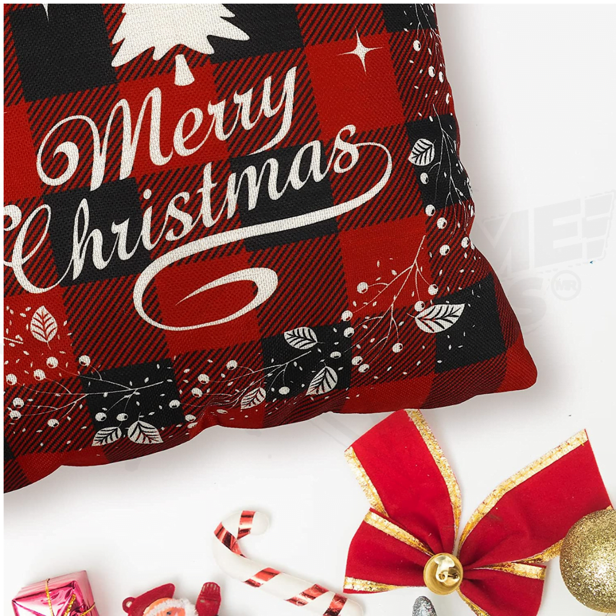 Juego de 4 Fundas Navideñas Para Cojines 50cm x 50cm - Image 4