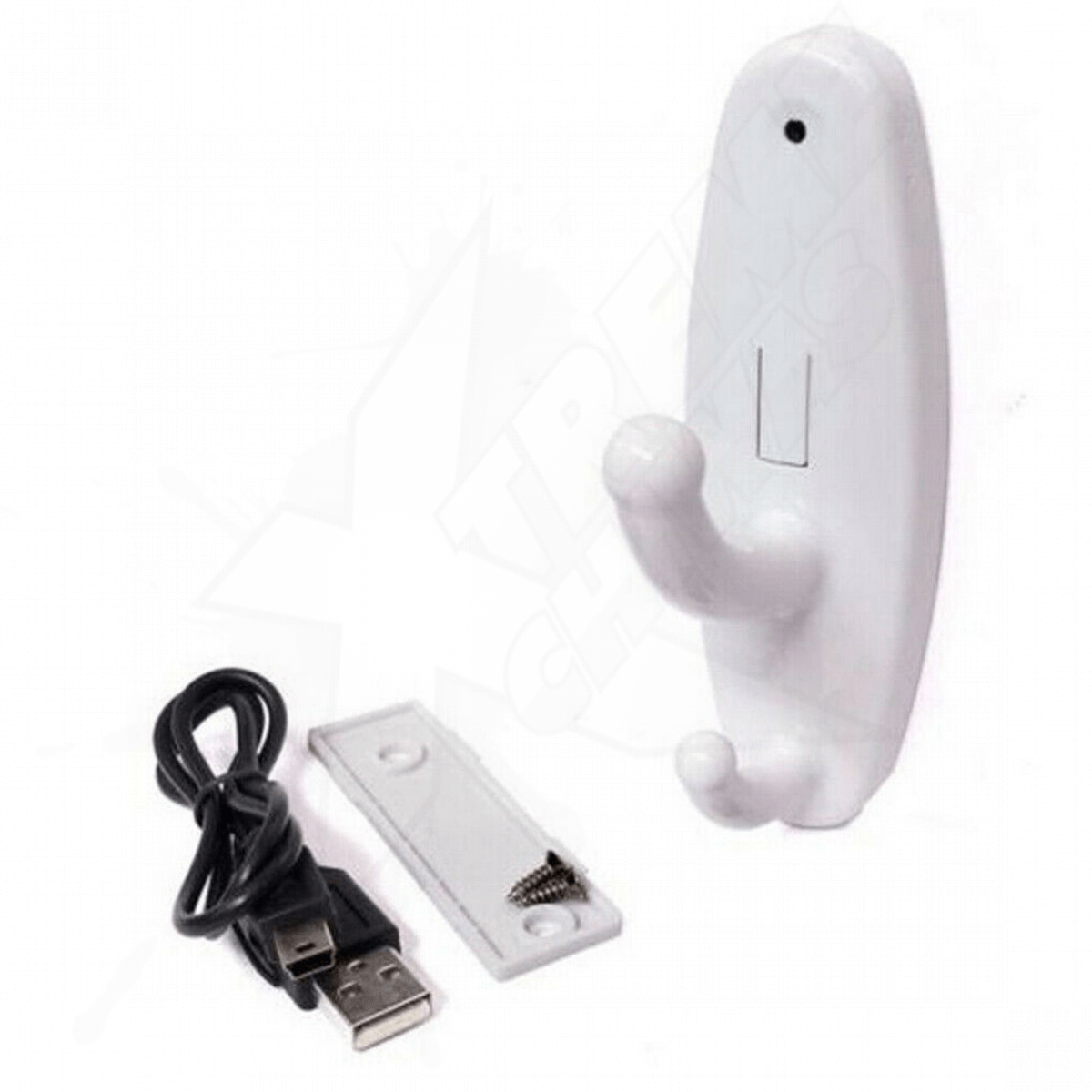 Cámara Oculta Espia Perchero Blanco DVR Wifi - Image 4