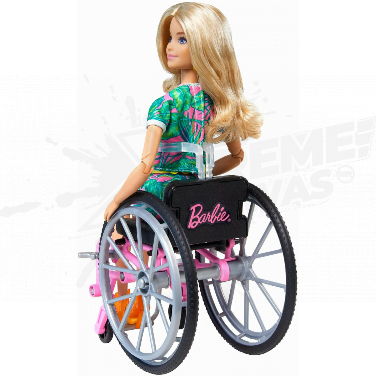 Barbie Fashionista Silla de Ruedas Rubia Con Rampa - Image 5