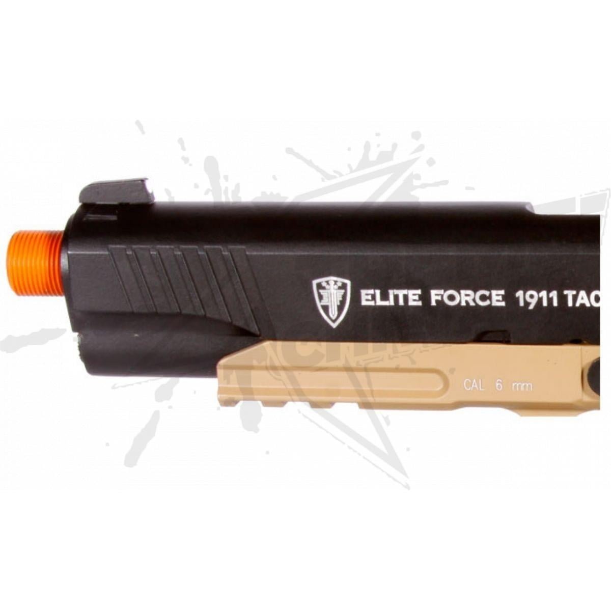 Paquete Pistola Elite Force 1911 Negro/Arena Blowback CO2 BBS 6mm - Image 3