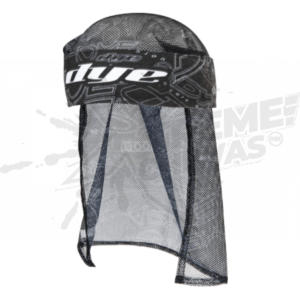 Bandana Dye Head Wrap Logo Flauge Negro/ Gris Paintball