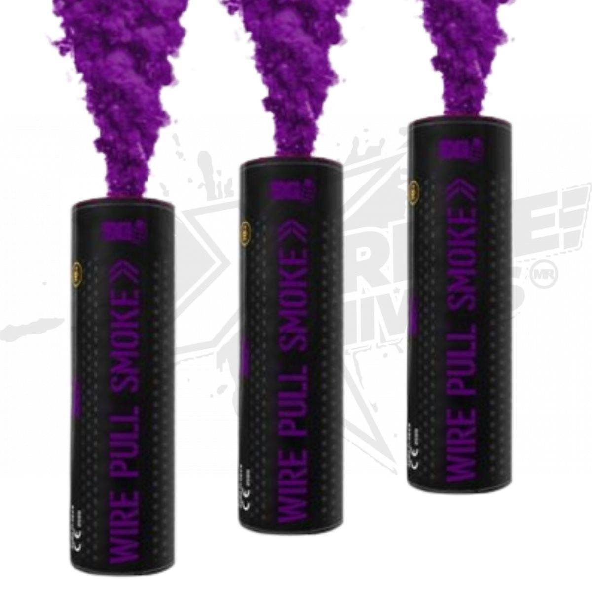 3 Granada de Humo Wire Pull Morada Enola Gaye WP40