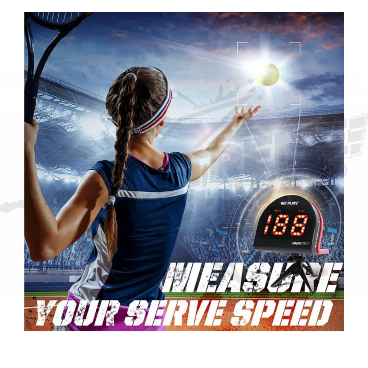 Radar de velocidad de tenis net playz medidor de velocidad - Image 4