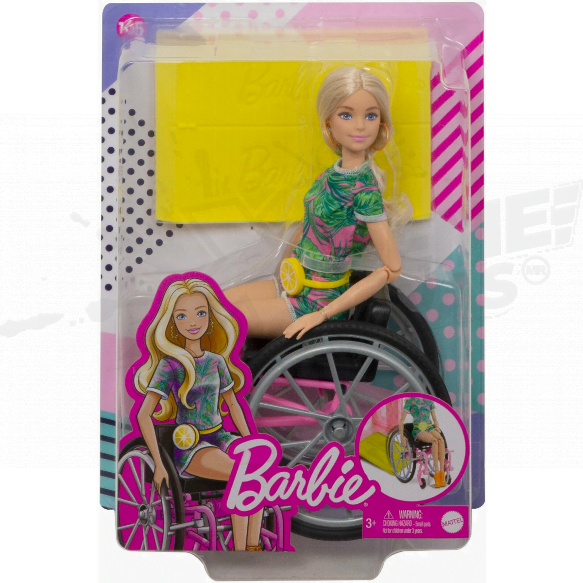Barbie Fashionista Silla de Ruedas Rubia Con Rampa - Image 6