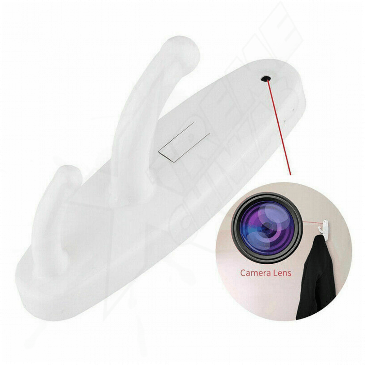 Cámara Oculta Espia Perchero Blanco DVR Wifi