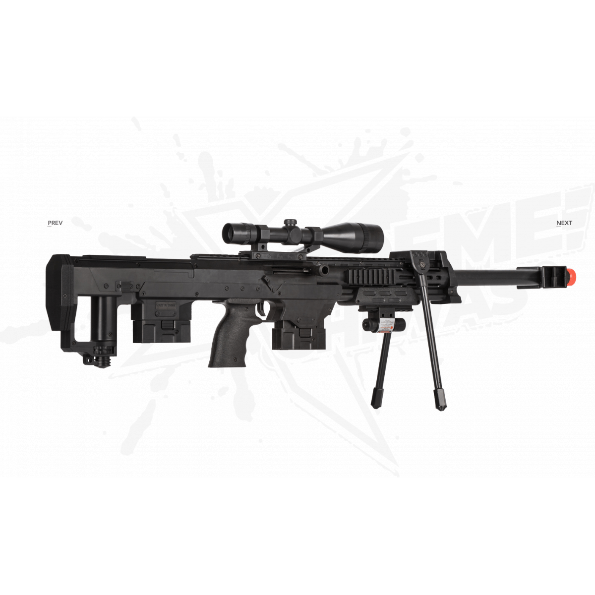 Rifle Airsoft P1050 Linterna Láser Pistola Resorte P211 Bbs 6mm - Image 2