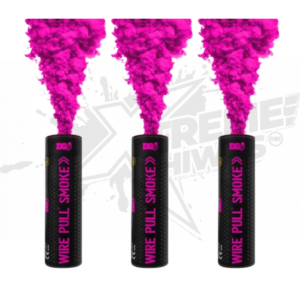 3 Granadas De Humo Wire Pull Rosa Enola Gaye WP40