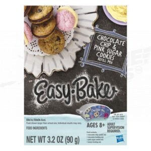 Easy Bake Microhornito Harina Para Galletas de Azúcar Rosa y Galletas con Chispas de Chocolate (90g)
