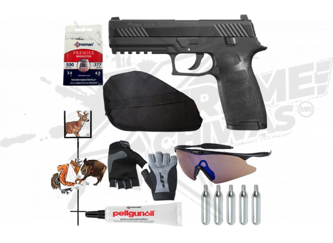 Pistola P320 Sig Sauer Pellets Blowback CO2 .177 (4.5mm)