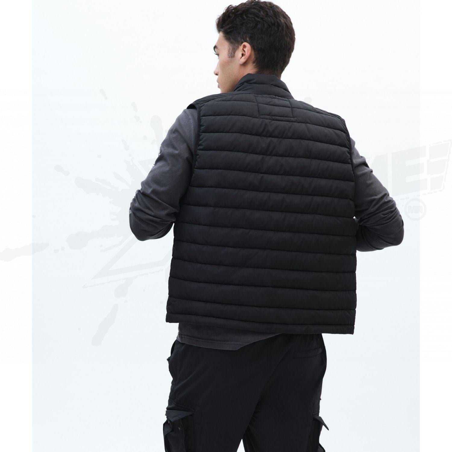 Chaleco Acolchado Aeropostale Original Caballero Negro - Image 4