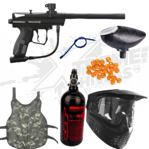 5 Spyder Marcadora Mecanica Careta, Chaleco, Hopper, Dianas, Tanque, Paintball