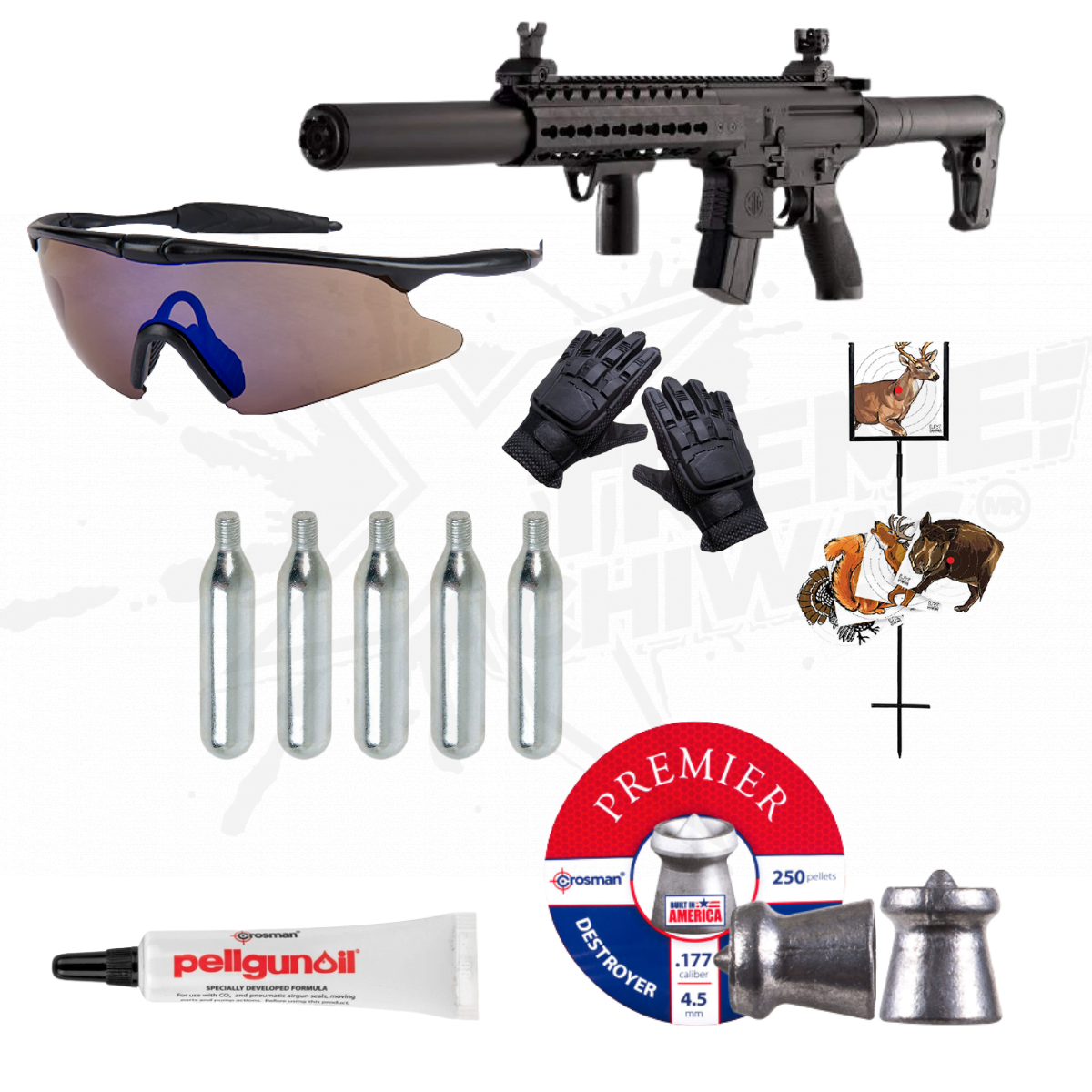 Rifle Sig Sauer MCX 30rds CO2 Bbs .177 (4.5mm)