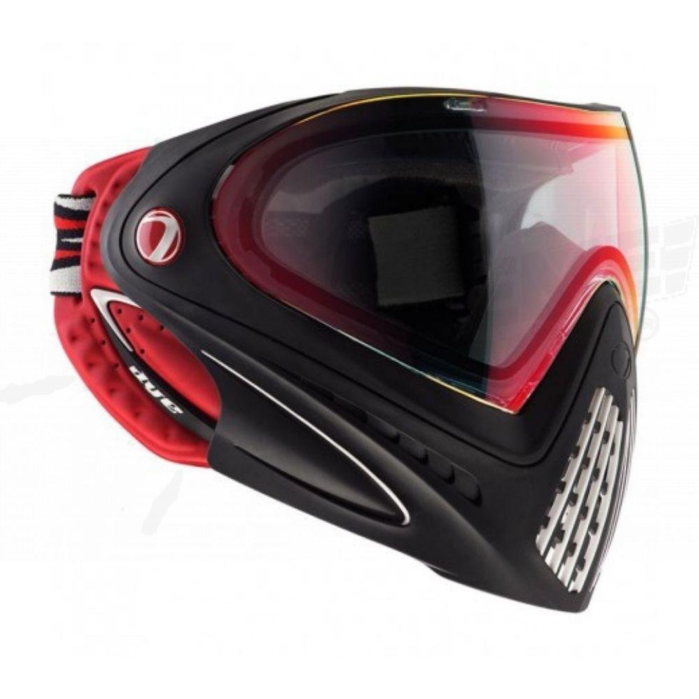 Careta Dye i4 Dirty Bird Negro Rojo
