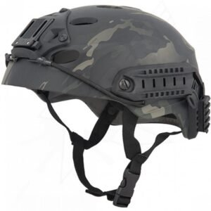Casco Tactico Lancer Tactical Camo Black Airsoft