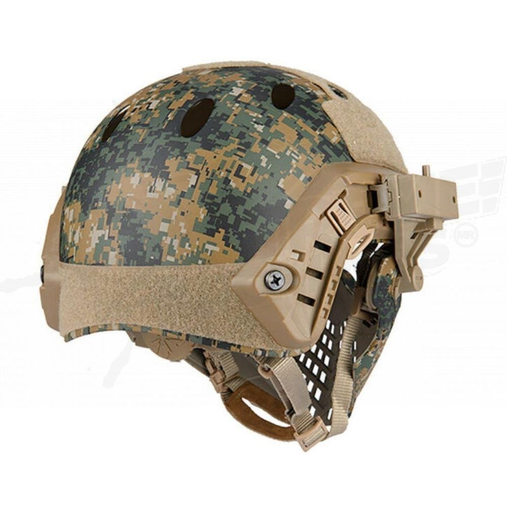 Casco Táctico Completo Desmontable con Careta Woodland - Image 2