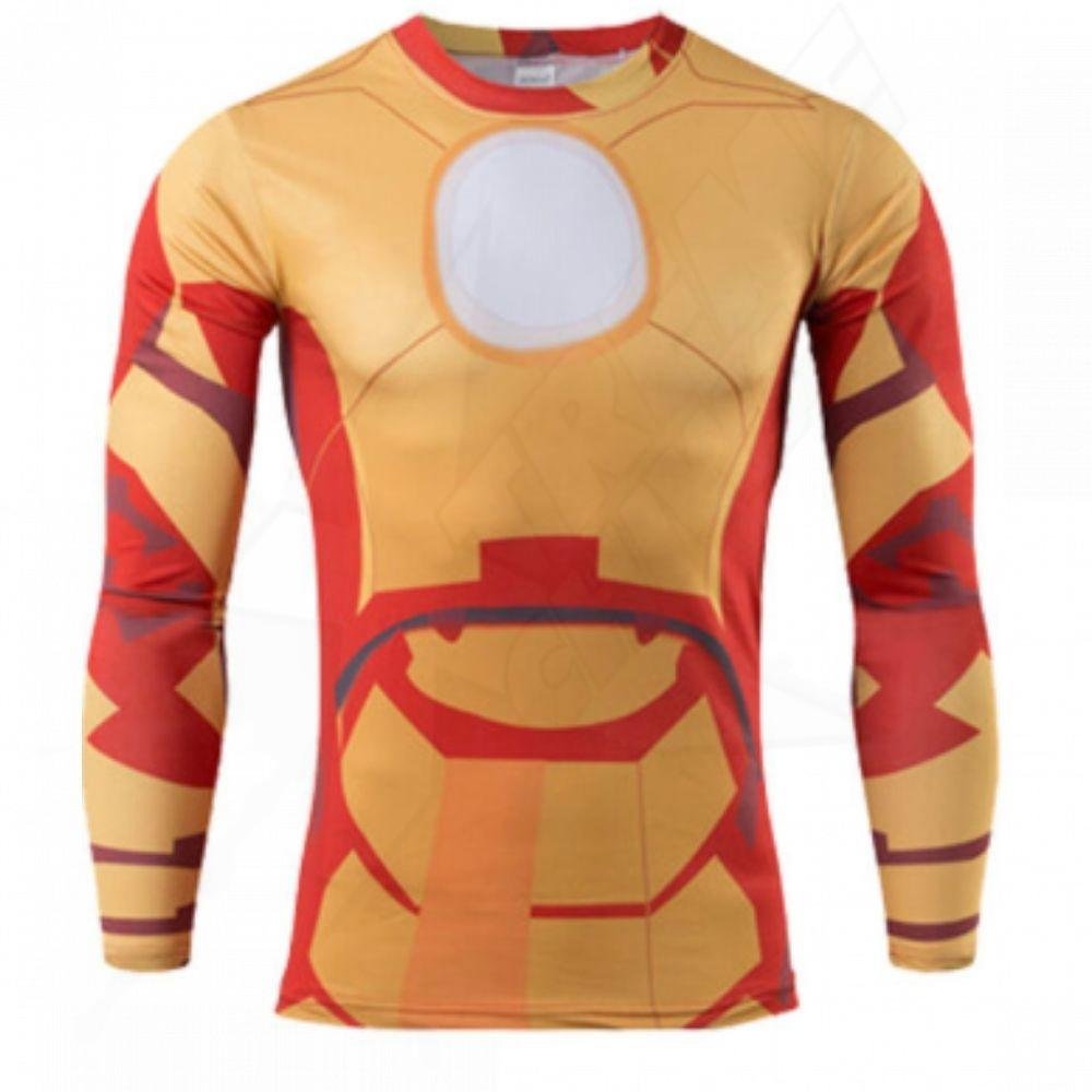T-shirt Corta Comics Superheroes Iron Man Hombre
