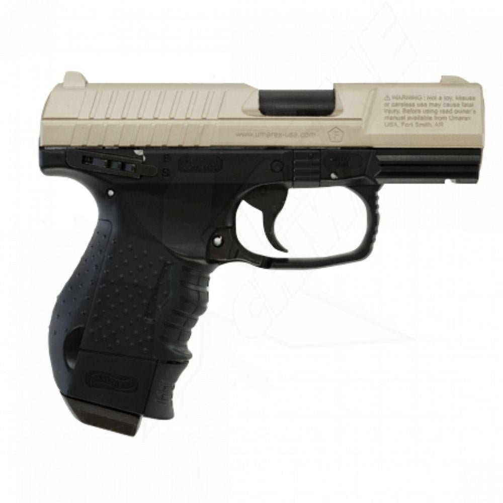 Pistola Cp99 Compact Walther CO2 Blowback Bicolor .177 (4.5mm) - Image 2