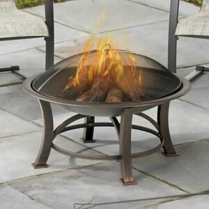 Fogata Moderna Mosaico en Vera Pozo de Fuego Invierno Para Jardín