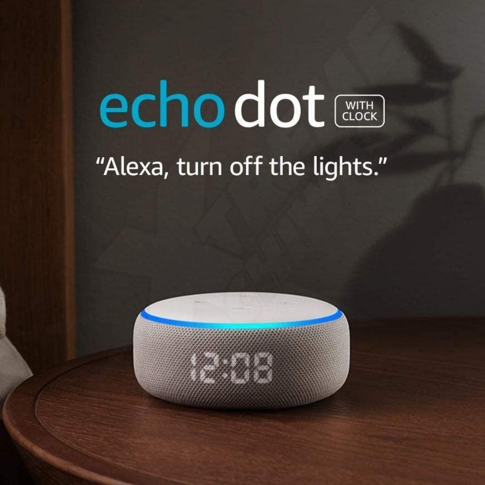 Bocina Alexa Echo Dot Tercera Generación Altavoz Inteligente con Reloj - Image 2
