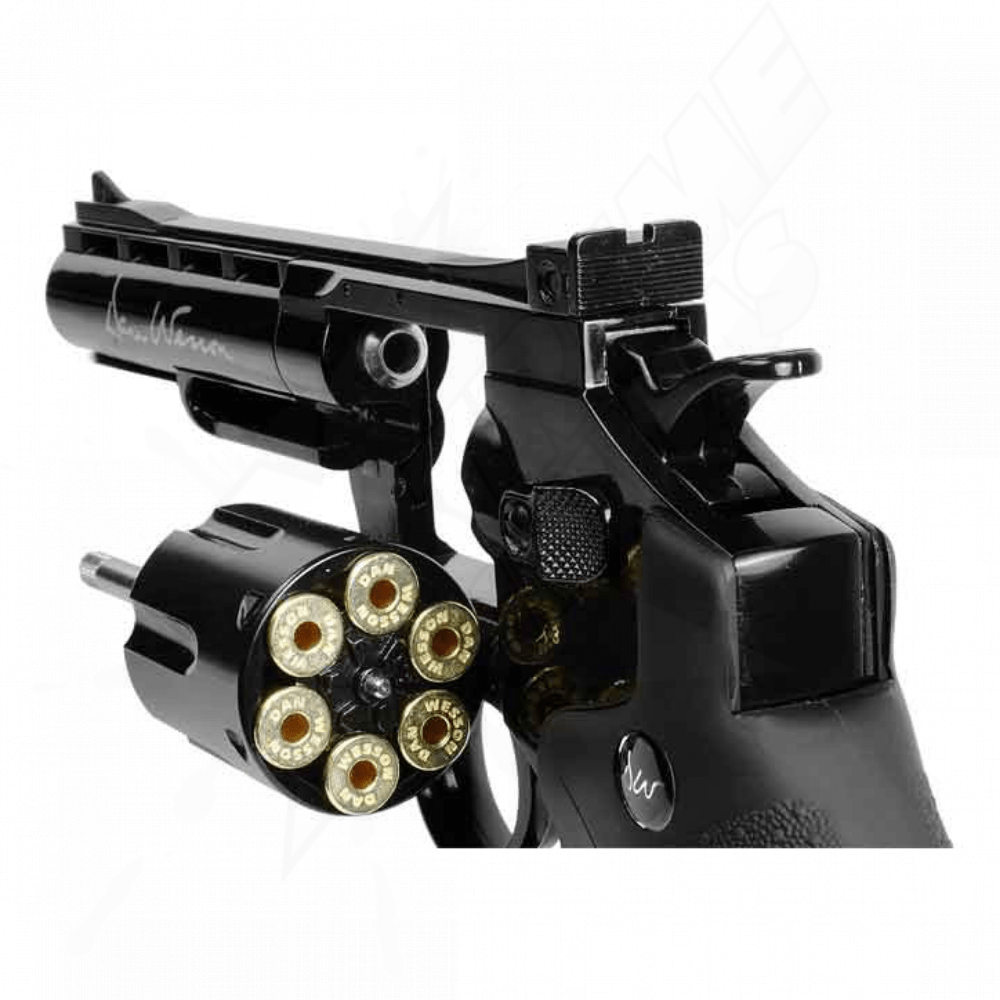 Revolver Dan Wesson 4" Black Full Metal CO2 .177 (4.5mm) - Image 2