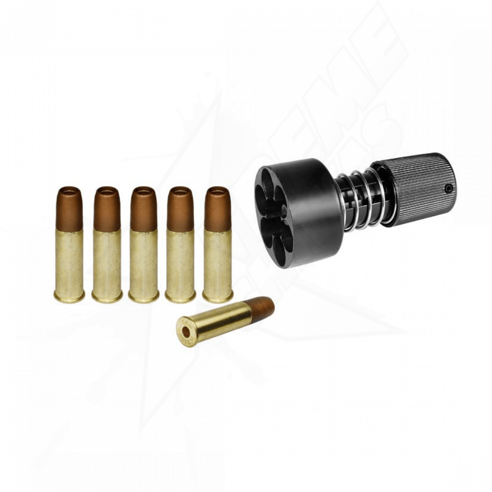 Revolver Dan Wesson 4" Black Full Metal CO2 .177 (4.5mm) - Image 6