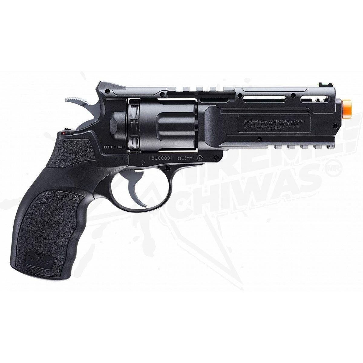 Revolver Airsoft Elite Force H8r Negro CO2 Bbs 6mm - Image 2