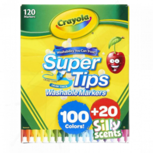 Marcadores Crayola Super Tips 120 Silly Scents
