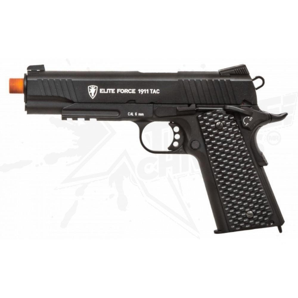 Pistola Airsoft Elite Force 1911 TAC Blowback CO2 Bbs 6mm