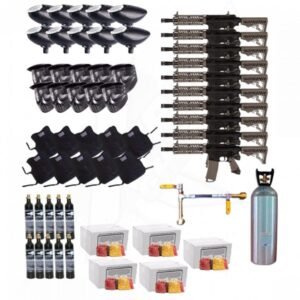 Paquete Campo 10 Marcadoras Tippmann TMC Tanque Hopper Chaleco Careta Pintura Tanque Madrina