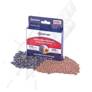 Municiones Paquete Crosman 250 Pellets y 350Bbs .177 (4.5mm) Xtremechiwas