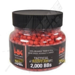 2000 Bbs .15g Tacticos Rojos Elite Force Hk 6mm