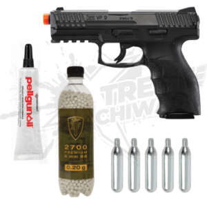 Pistola Airsoft HK VP9 Blowback CO2 Bbs 6mm
