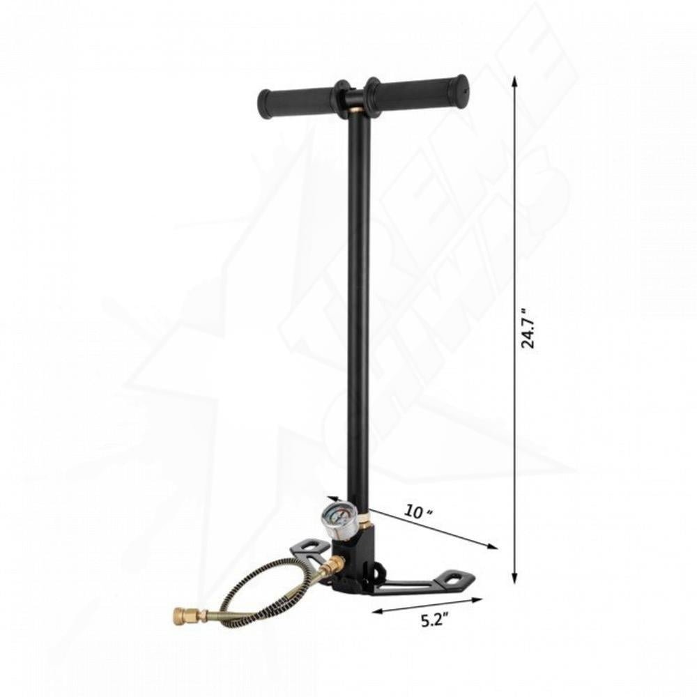 Bomba PCP Aire Manual Vevor Negro 3 Etapas