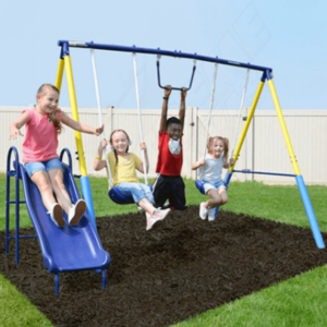 Columpio My First Metal Swing Set Resbaladero
