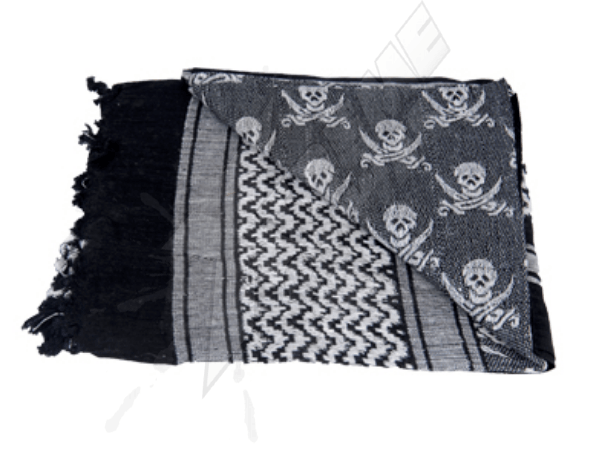 Turbante Shemag Negro Blanco - Image 2