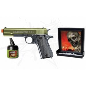 Pistola Airsoft Zombie Hunter Target Pack Resorte Bbs 6mm