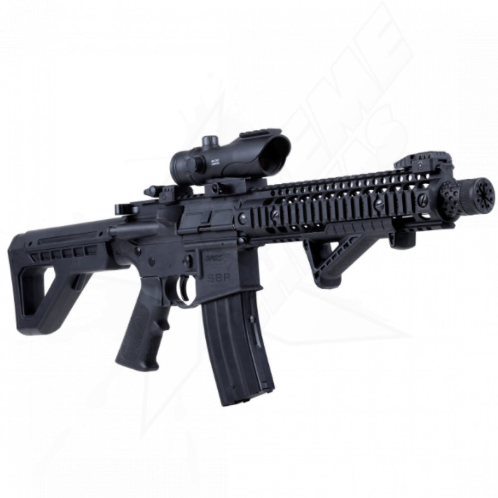 Rifle Crosman DPMS SBR Negro Fullauto Mira Red Dot Bbs .177 (4.5mm) - Image 2