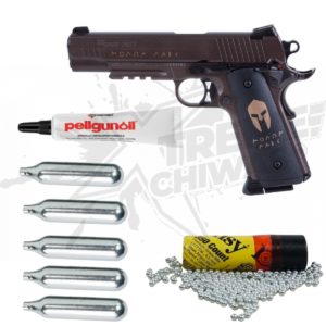 Pistola 1911 Spartan Blowblack CO2 Bbs .177 (4.5mm)